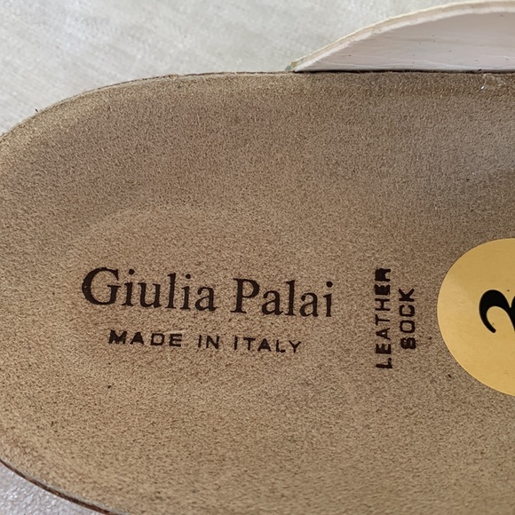 Giulia Palai Floral Glitter Sparkly Thong Sandals - Picture 6 of 10